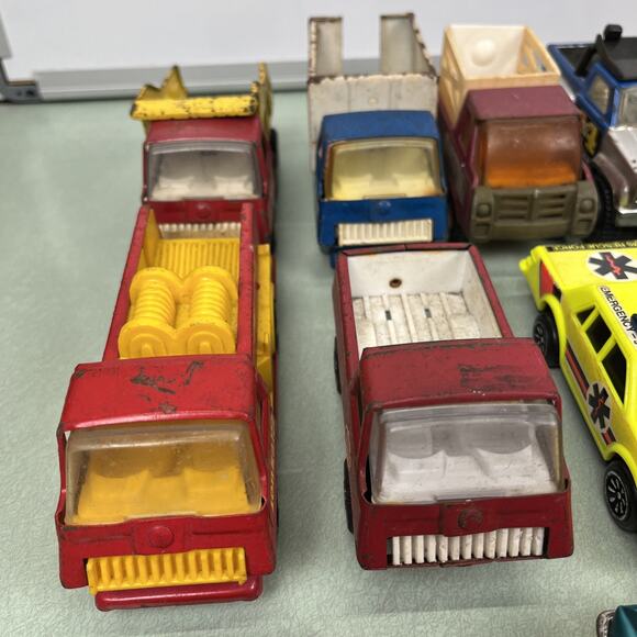 Vintage Tonka Trucks Metal Dump Fire Truck Van Buddy L Matchbox 1960s 70s 80s - Picture 3 of 11